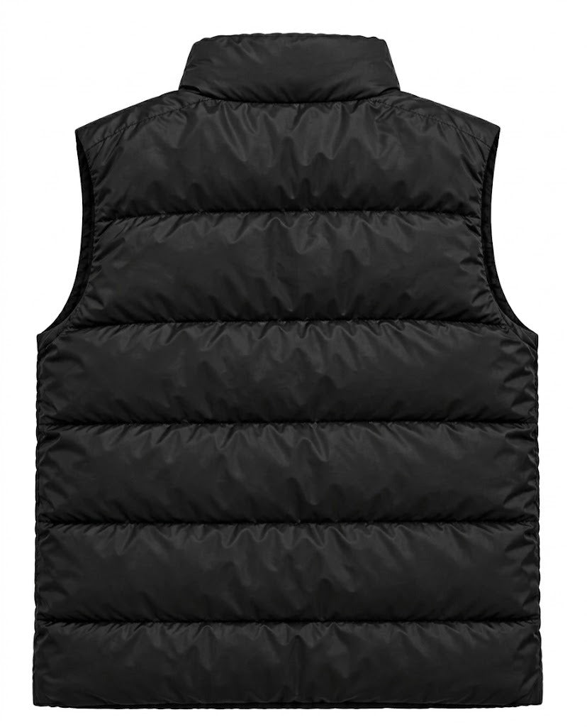 Puffer Jacket (Sleeveless) - BLACK