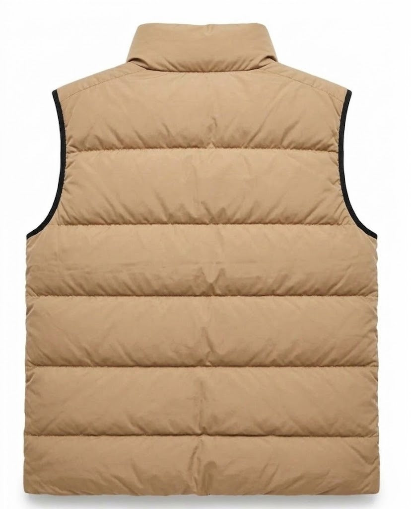 Puffer Jacket (Sleeveless) - CAMEL