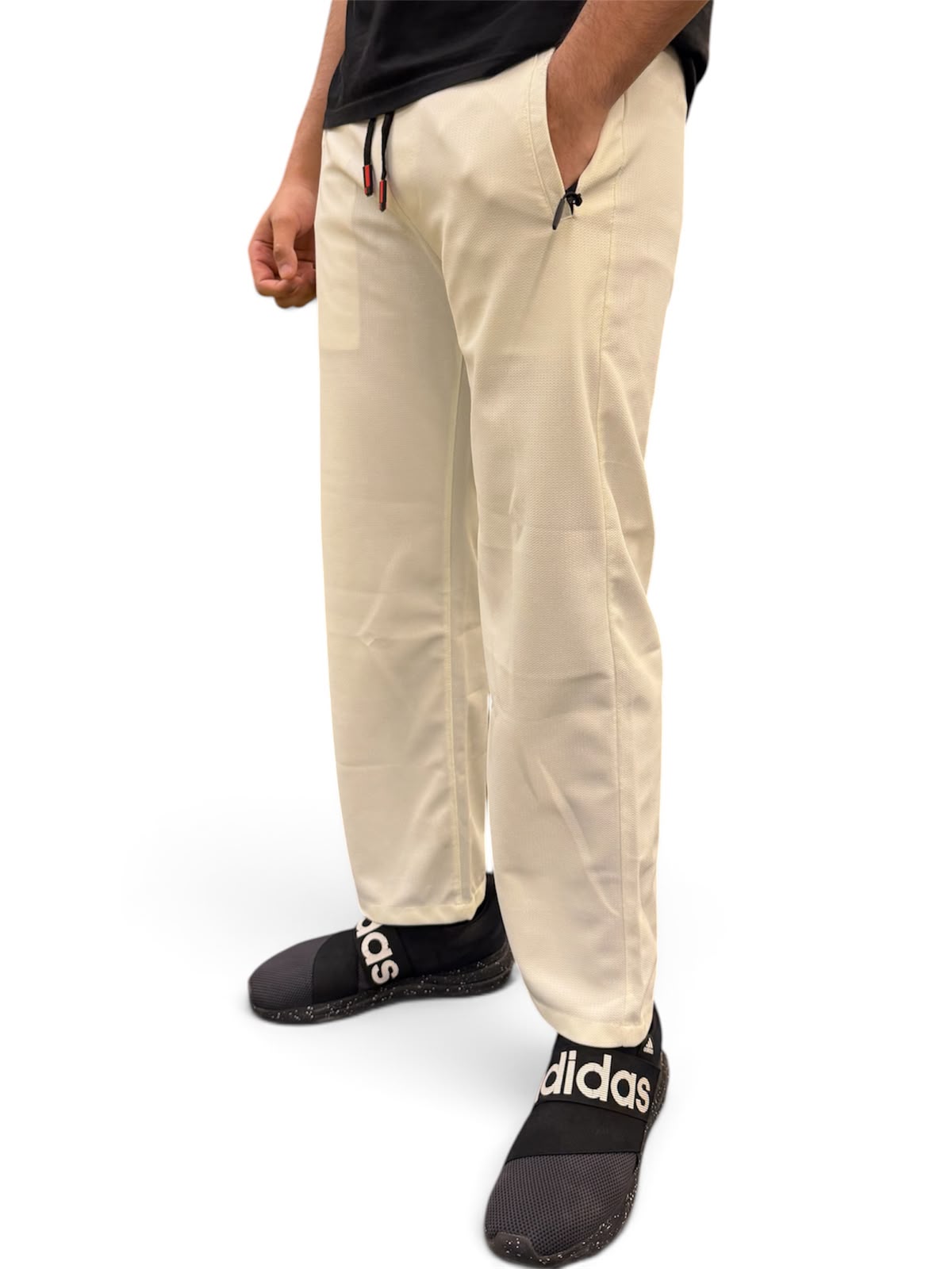Men's Premium Baggy Relaxed Fit Trouser – White | Casual & Everyday Wear