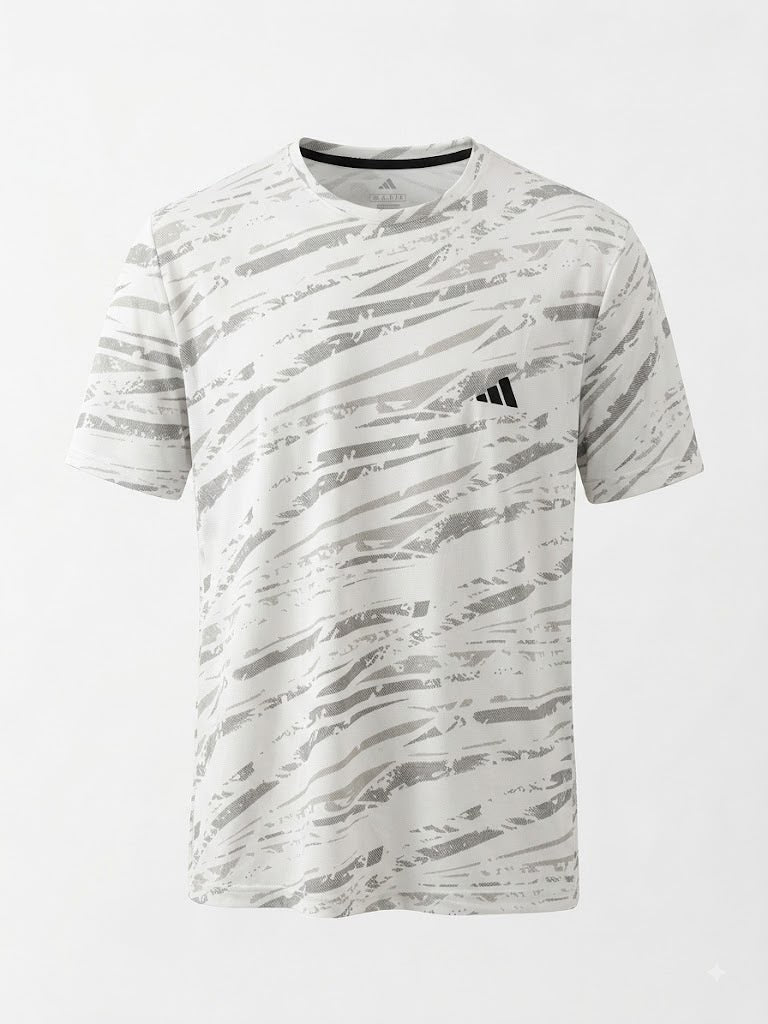 White Addidas Premium Dry Fit T-Shirt